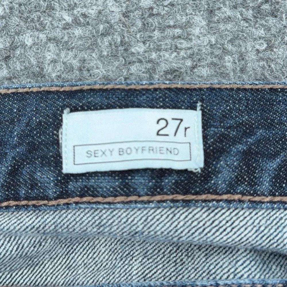 Gap‎ Sexy Boyfriend Women 4 Regular 100% Cotton Blue Jeans